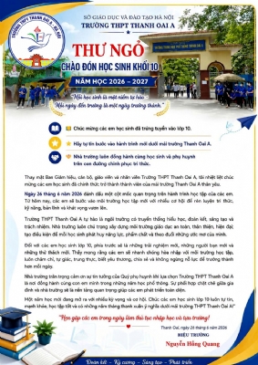 Chào đón học sinh khối 10 K62 - Trường THPT Thanh Oai A